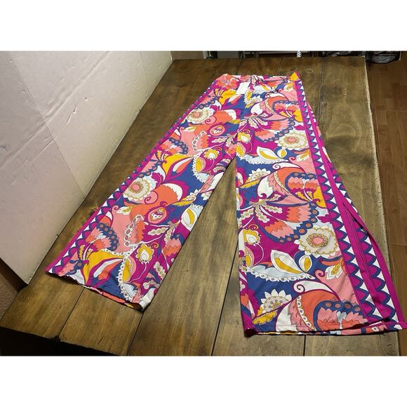 Trina Turk Other - Trina Turk Multicolor Sevilla Swim Coverup Pants Size Small NWT